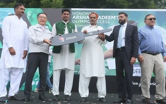 Indus Motor Company Honors Olympian Arshad Nadeem with Toyota Fortuner GRS