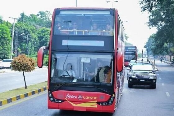 Hybrid Double-Decker Buses Launched in Lahore