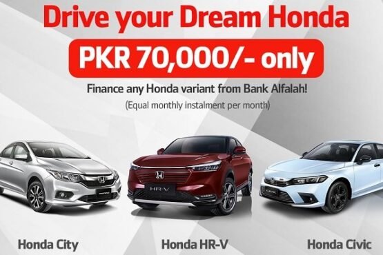 Drive Your Dream Honda for Just PKR 70,000/Month with Bank Alfalah and Honda Atlas Cars