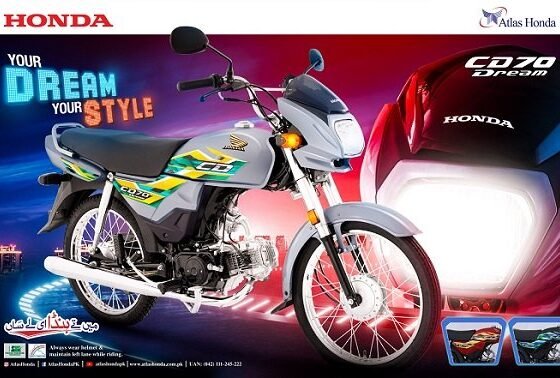 Honda CD-70 Dream 2025 Model Launched with Stunning New Graphics