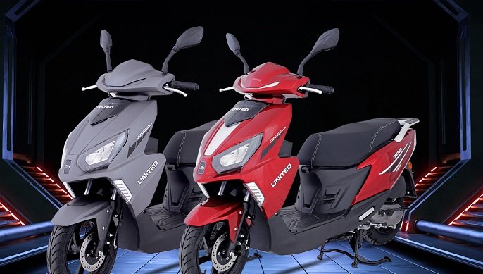 United scooty price sale