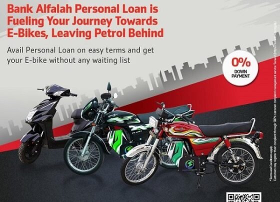 Bank Alfalah Offers Personal Loan for E-Bikes