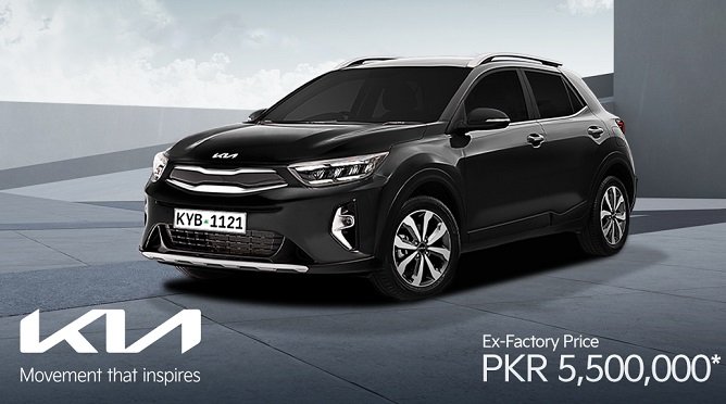 KIA Stonic Now Available At An Exclusive Price Of 5,500,000 PKR