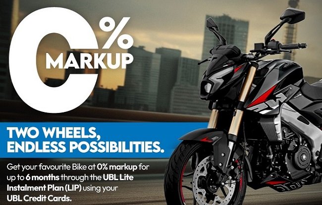 Get Bikes on 0% Markup with UBL's Exciting Installment Plans