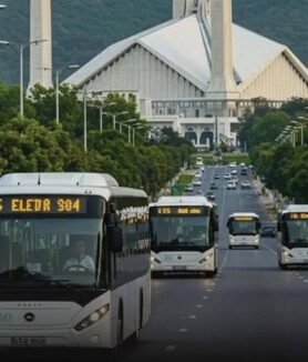 First Fleet of 146 Electric Buses Arrives in Islamabad