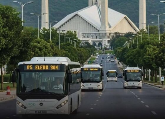 First Fleet of 146 Electric Buses Arrives in Islamabad