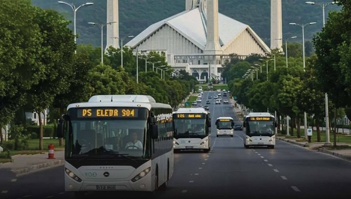 First Fleet of 146 Electric Buses Arrives in Islamabad