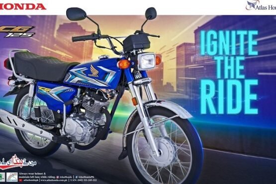 Atlas Honda Launches All-New CG125 in Blue Color
