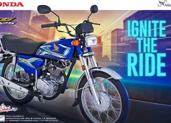 Atlas Honda Launches All-New CG125 in Blue Color