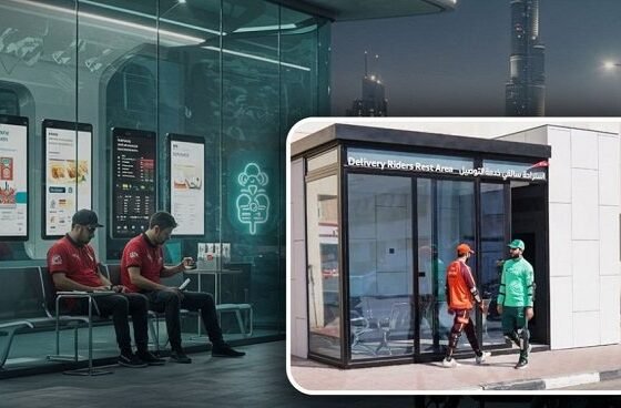Dubai Introduces 40 Air-Conditioned Rest Areas for Delivery Riders