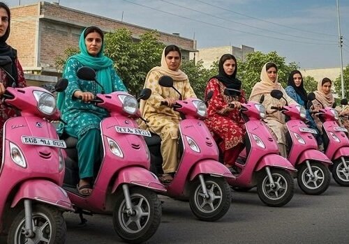 Sindh Government Launches Free Pink Scooters for Working Women