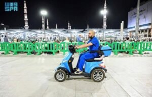 Saudi Arabia Launches Ambulance Scooter Service at Masjid Al Nabawi for Faster Emergency Response