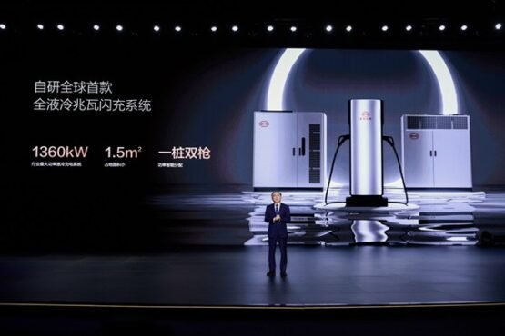 BYD super e electric vehicle charging platform