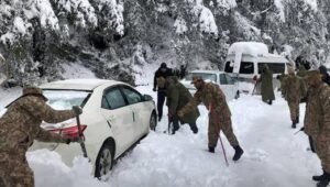 Severe Snowfall in Murree and Galiyat: Road Closures and Travel Restrictions Imposed