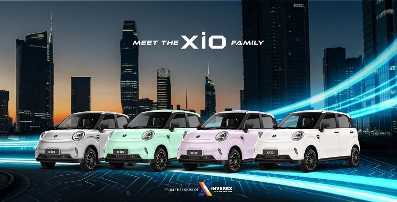 Inverex has launched the Xio EV in Pakistan — a budget-friendly, four-door electric hatchback with up to 320 km range, fast charging, and low running costs.