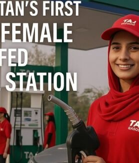 Taj Gasoline Launches Pakistan’s First All-Female Staffed Fuel Station