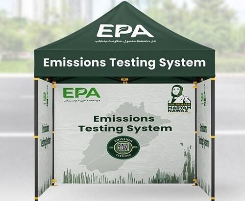 Punjab vehicle emissions testing motorways