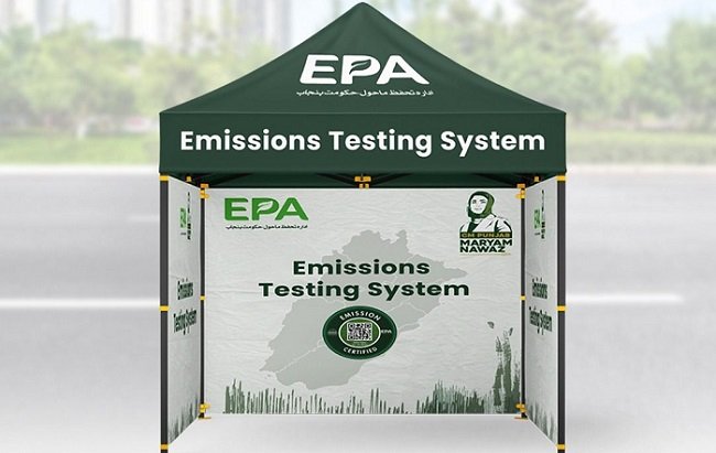 Punjab vehicle emissions testing motorways