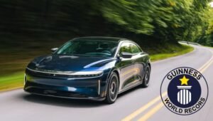 Lucid Air Breaks World Record with 1205km Drive on a Single Charge