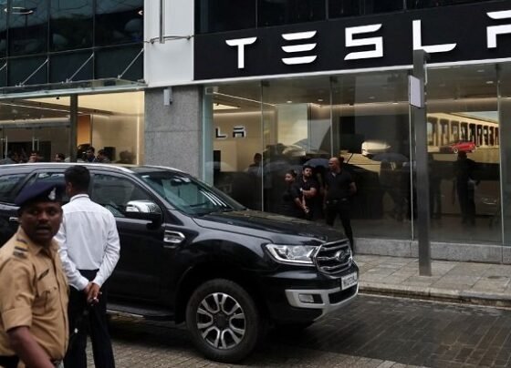 Tesla showroom India