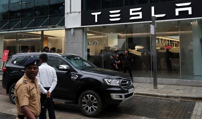 Tesla showroom India