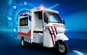 Sazgar 3-Wheeler Ambulance: Affordable, Fast, and Reliable