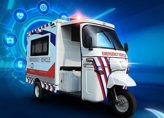 Sazgar 3-Wheeler Ambulance: Affordable, Fast, and Reliable