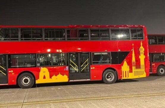 Karachi Double Decker Bus