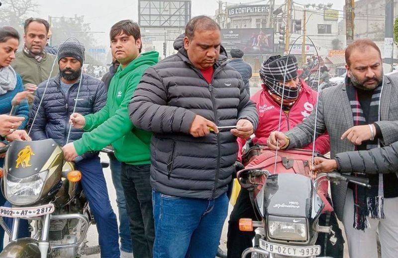 Lahore Bikers Must Install Safety Rods Before Basant Festival