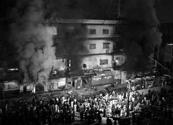 Traffic Advisory: MA Jinnah Road Closed Due to Gul Plaza Fire