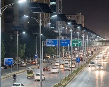 Karachi Mayor Inaugurates Rs900 Million Solar Street Lights Project on Sharah E Faisal