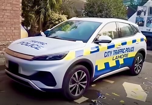Lahore Traffic Police Introduce Electric and Hybrid Vehicles into Patrol Operations