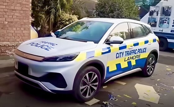 Lahore Traffic Police Introduce Electric and Hybrid Vehicles into Patrol Operations