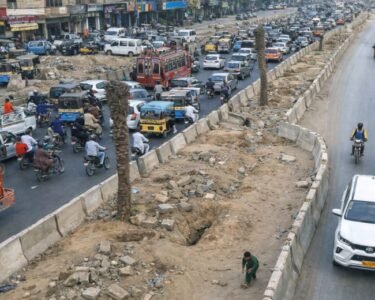 University Road construction