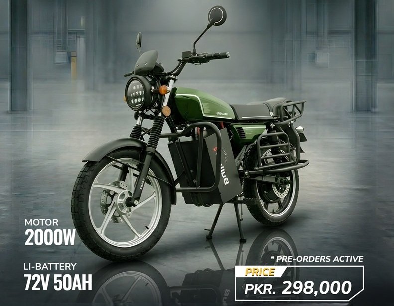 Zhongfa all set to launch the Zhongfa CZ 125 electric bike in Pakistan
