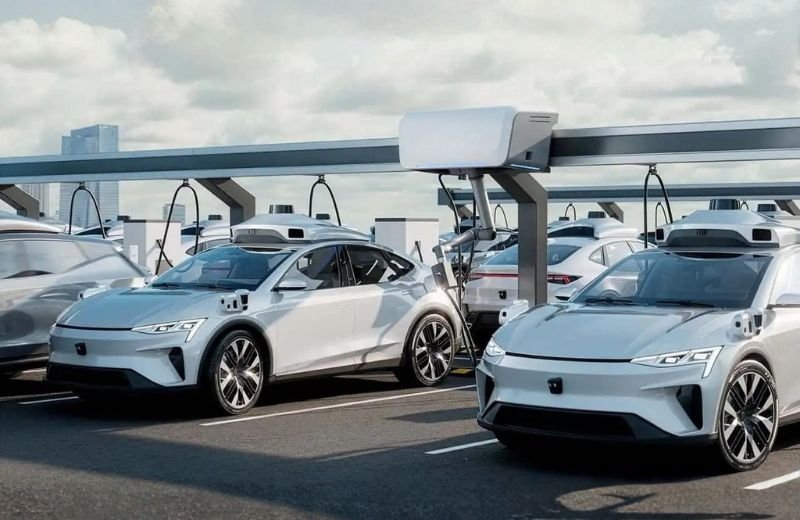 Smart charging robot brings hands free EV fleet solution