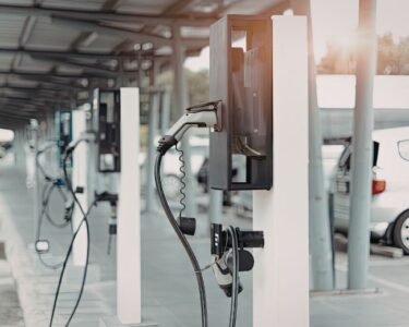 solar EV charging station