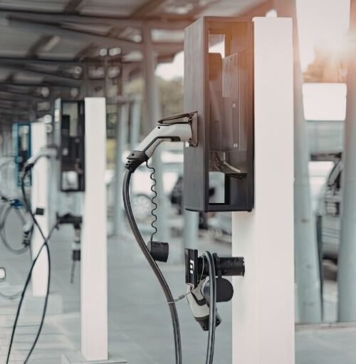 solar EV charging station