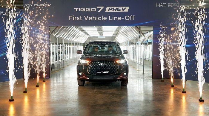 Chery Master Pakistan Rolls Out Locally Assembled Tiggo 7 PHEV