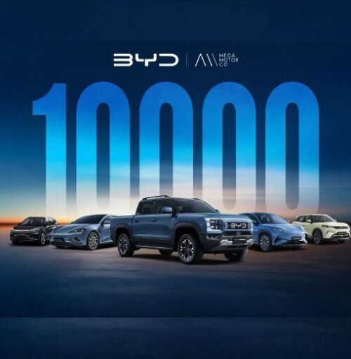 BYD 10000 vehicles in Pakistan