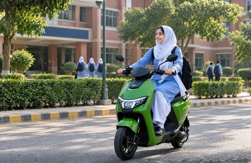 Female Students in Lahore Can Get Free Two-Day Scooty Training